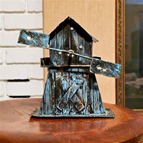 metal windmill music box|Windmill Music Box .